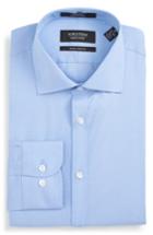 Men's Nordstrom Men's Shop Extra Trim Fit Non-iron Solid Dress Shirt .5 - 32/33 - Blue