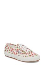 Women's Superga 2750 Linenfruit Low Top Sneaker Us / 39eu - Red