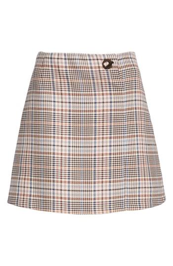 Women's Sandro Plaid Miniskirt