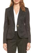 Women's Boss Jelanika Pinstripe One-button Suit Jacket