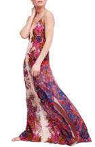 Women's Free People Wildflower Print Maxi Slipdress - Pink