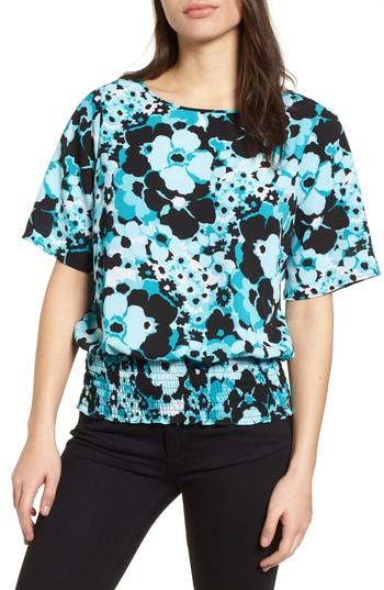 Women's Michael Michael Kors Springtime Floral Kimono Top - Blue