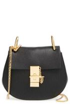 Chloe 'mini Drew' Leather Shoulder Bag - Black
