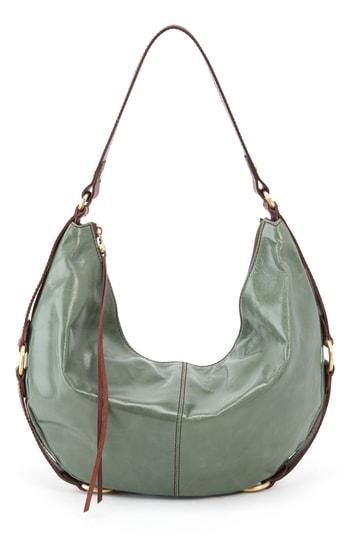 Hobo Rogue Leather Shoulder Bag - Green