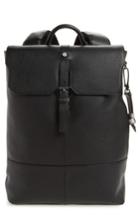 Men's Ted Baker London Beach Leather Backpack - Black