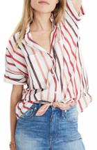 Women's Vince Camuto Tiered Ruffle Sleeve Rib Turtleneck - Blue