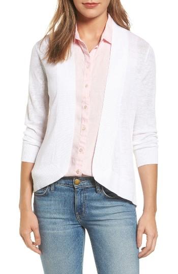 Women's Tommy Bahama Lea Linen Cardigan - White