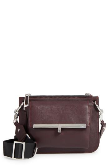 Botkier Bleeker Leather Double Shoulder Bag - Red
