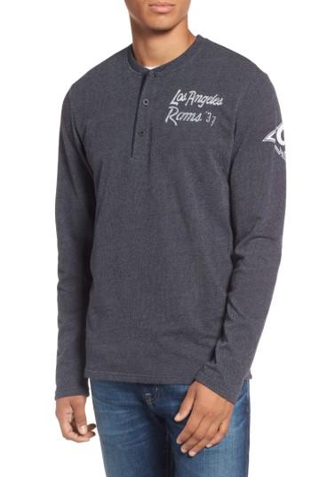 Men's '47 Los Angeles Rams Henley - Blue