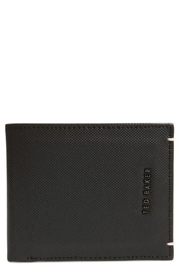 Men's Ted Baker London Stormz Leather Wallet - Black