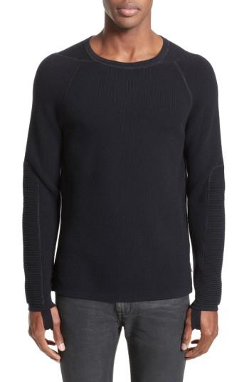 Men's Helmut Lang Mixed Waffle Knit Thermal