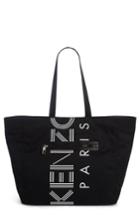 Kenzo Sport Logo Nylon Tote - Black