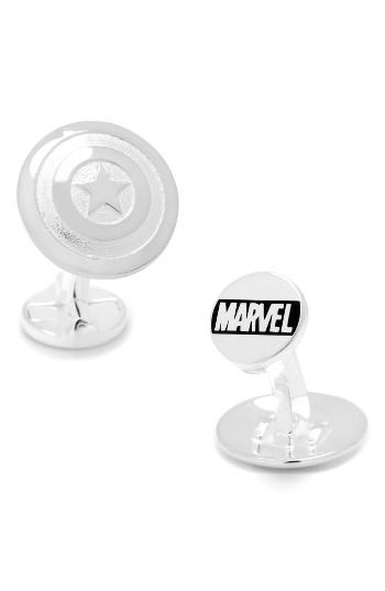 Men's Cufflinks, Inc. Captain America Cuff Links