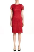 Women's Lafayette 148 New York Marquis Lace Dress - Red