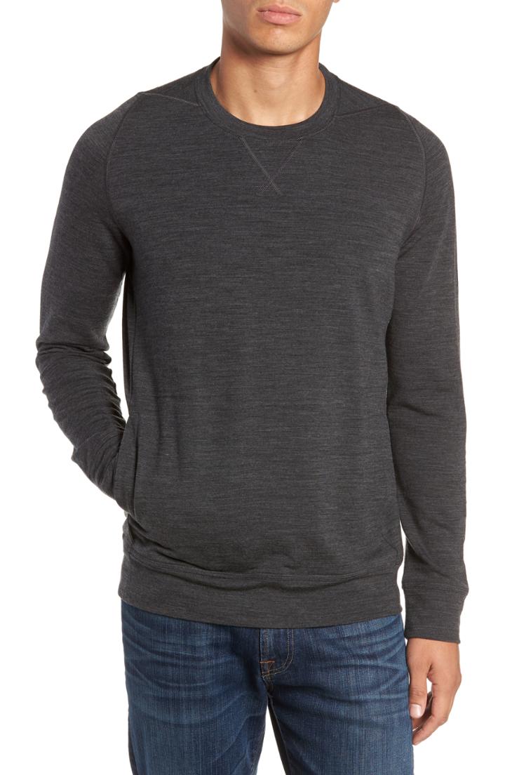 Men's Icebreaker Shifter Merino Wool Blend Crewneck Sweater