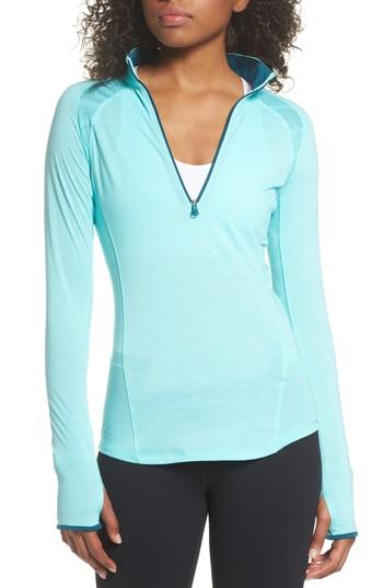 Women's Under Armour Swyft Half Zip Running Top - Blue