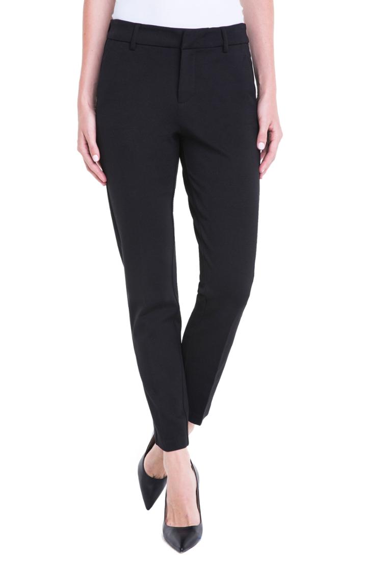 Women's Liverpool Kelsey Knit Trousers - Black