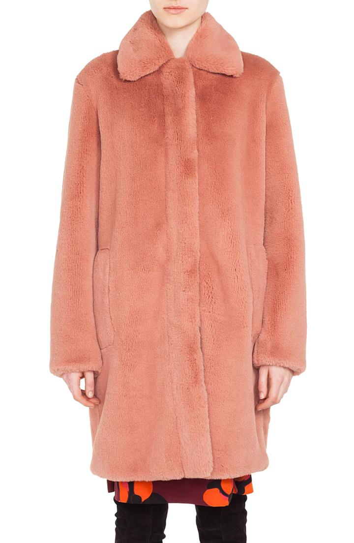 Women's Akris Punto Faux Fur Coat
