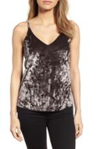 Women's Billy T Crushed Velvet Camisole - Grey