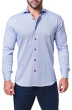 Men's Maceoo Einstein Illusion Trim Fit Sport Shirt (s) - Blue