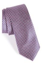 Men's Nordstrom Men's Shop Solid Silk Skinny Tie, Size - Pink