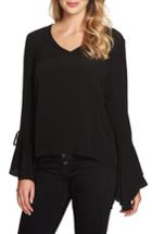 Women's 1.state Cascade Sleeve Blouse - Black