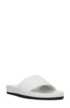 Women's Vince Gavin Slide Sandal .5 M - White