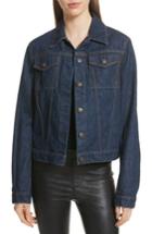 Women's Helmut Lang Re-edition Stripe Denim Jacket - Blue