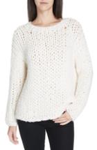 Women's Eileen Fisher Alpaca Blend Sweater, Size /x-small - White