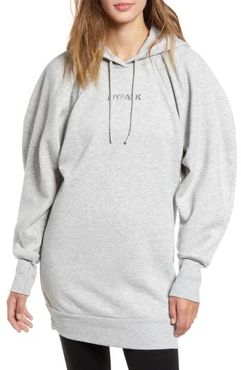 Women's Ivy Park Blouson Hoodie, Size - Grey