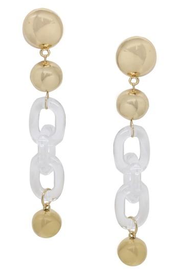 Women's Ettika Chain & Sphere Drop Earrings