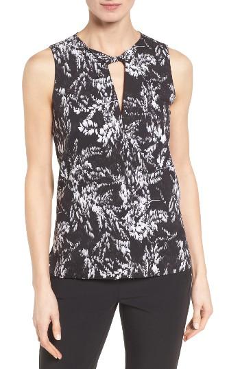 Women's Classiques Entier Twist Keyhole Print Shell