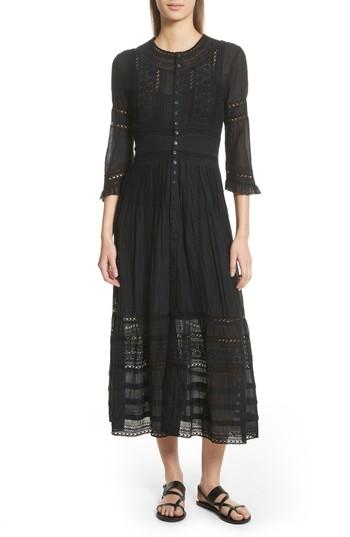 Women's Sea Sevi Lace Panel Dress - Black