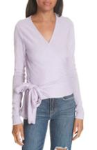 Women's Autumn Cashmere Cashmere Wrap Sweater - Purple