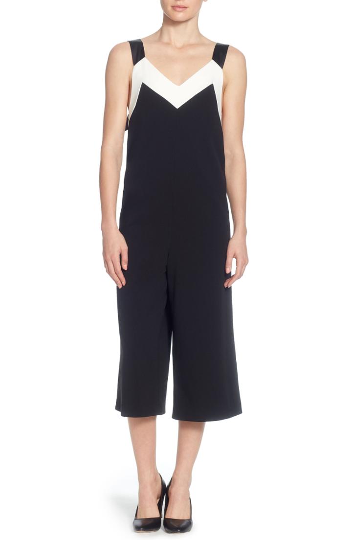 Women's Catherine Catherine Malandrino Tre Ribbon Tie Jumpsuit