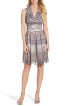 Women's Vince Camuto Lace Fit & Flare Dress - Grey