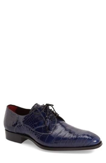 Men's Mezlan 'bernard' Plain Toe Derby .5 M - Blue