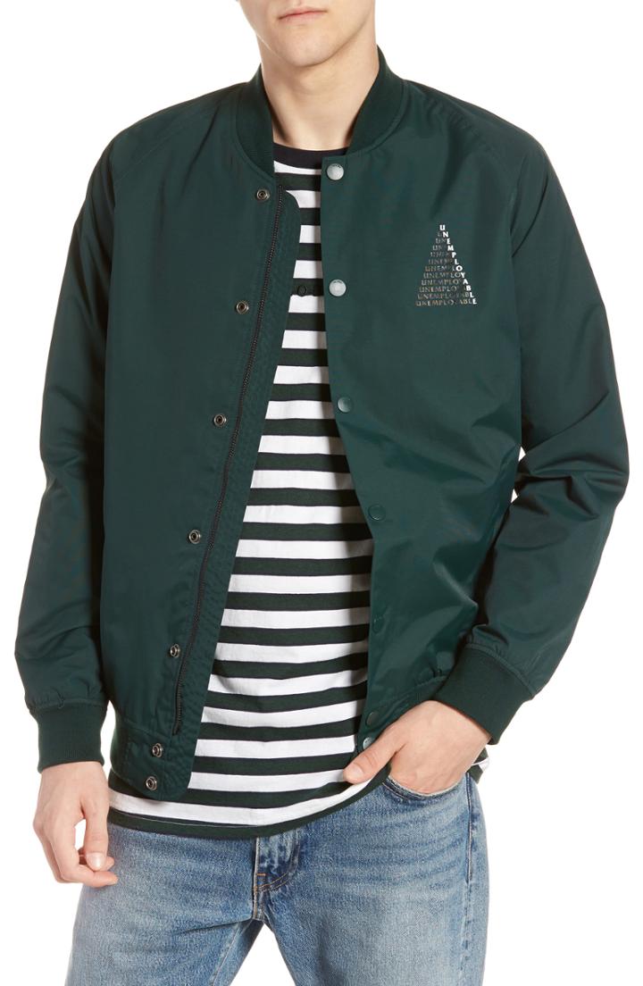 Men's Globe Unemployable Bomber Jacket
