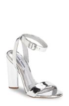 Women's Steve Madden Treasure Sandal .5 M - Metallic