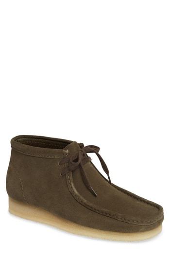 Men's Clarks Originals Wallabee Boot M - Green