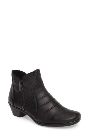 Women's Rieker Antistress Lynn 62 Bootie Eu - Black