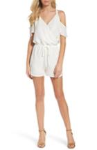 Women's 19 Cooper Cold Shoulder Romper - Ivory