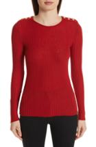 Women's Brochu Walker Mix Media Wool & Cashmere Sweater - Grey