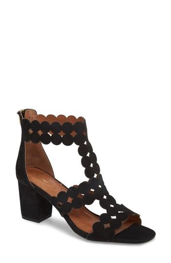 Women's Sudini Novara Block Heel Sandal W - Black