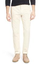 Men's Billy Reid Leonard Straight Leg Chinos - Beige