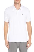 Men's Vineyard Vines Jersey Polo, Size - White