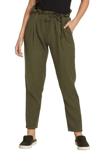 Women's Billabong Desert Adventure Paperbag Waist Pants - Green