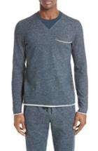 Men's Atm Anthony Thomas Melillo Raw Cut Terry Sweatshirt - Blue