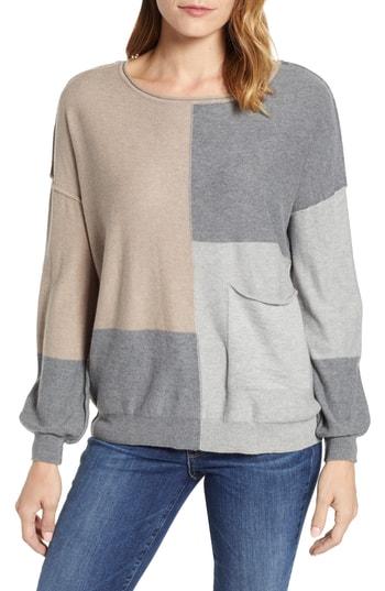 Women's Wit & Wisdom Colorblock Sweater - Beige