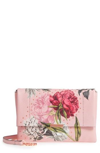 Ted Baker London Ploomi Palace Gardens Crossbody Bag - Pink